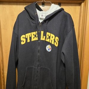 2010 NFL Pittsburg Steelers Insulated Full Zip Hoodie XL